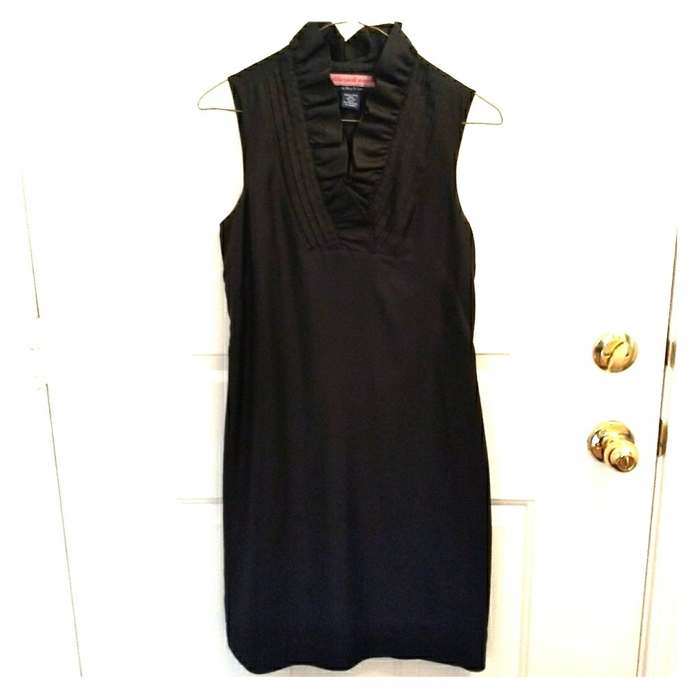 Womens Vineyard Vines silk ruffle dress size 2
